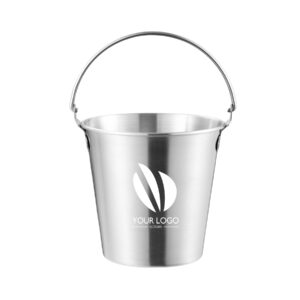 Stainless Steel Ice Bucket with Handle
