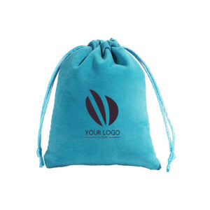 Portable Colorful Flannelette Drawstring Gifts Bag
