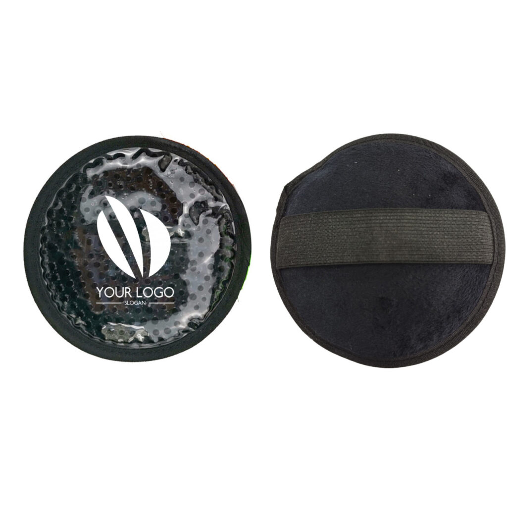 Round Hot Cold Pack with Plush Backing
