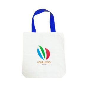 12oz Cotton Canvas Bag w Color Handles