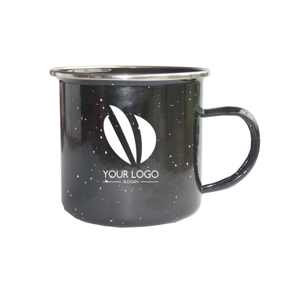 12oz Black Campfire Mug