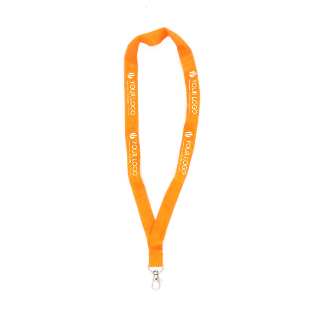 Polyester Lanyard Keychain Holder with Metal Swivel Hook