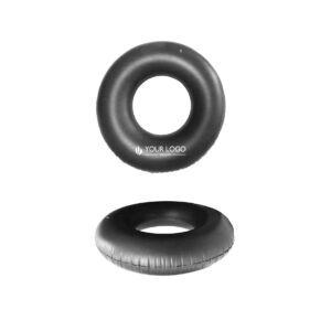 36in PVC Inflatable Swim Ring Solid Color