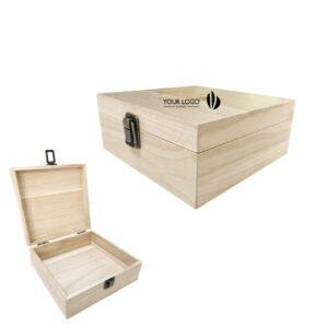 Wooden Jewelry Box with Clasp