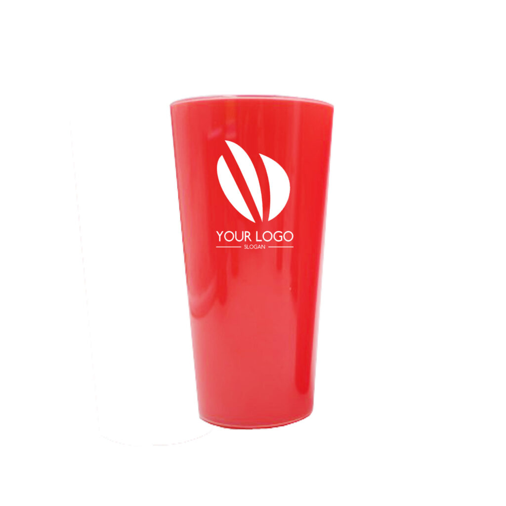 8oz Plastic Stemless Wine Glass