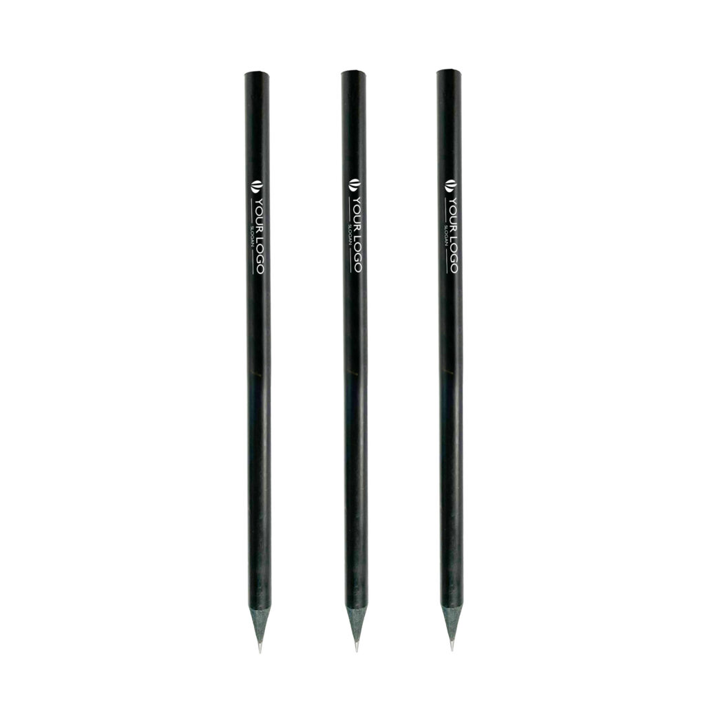 Pre-Sharpened All Black Pencil without Eraser