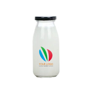 17oz Glass Milk Bottle with Screw Iron Cap