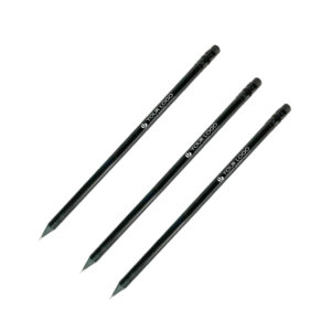 Pre-Sharpened All Black Pencil with Eraser