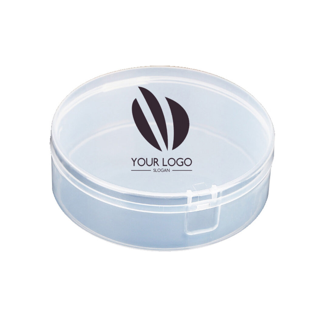 Round Clear Plastic Box