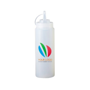12oz Squeeze Bottle with Lid for Condiment