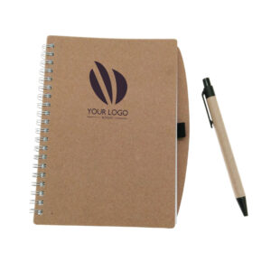 4.5in x 7in Recycled Notebook with Pen