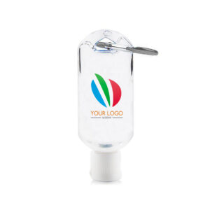 1oz Hand Sanitizer with Carabiner Bottle