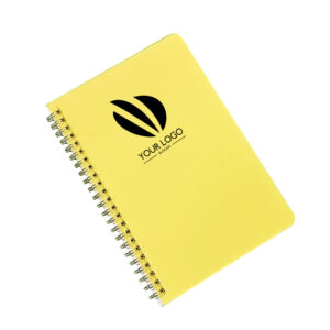 A5 PP Cover Lined Spiral Notebook