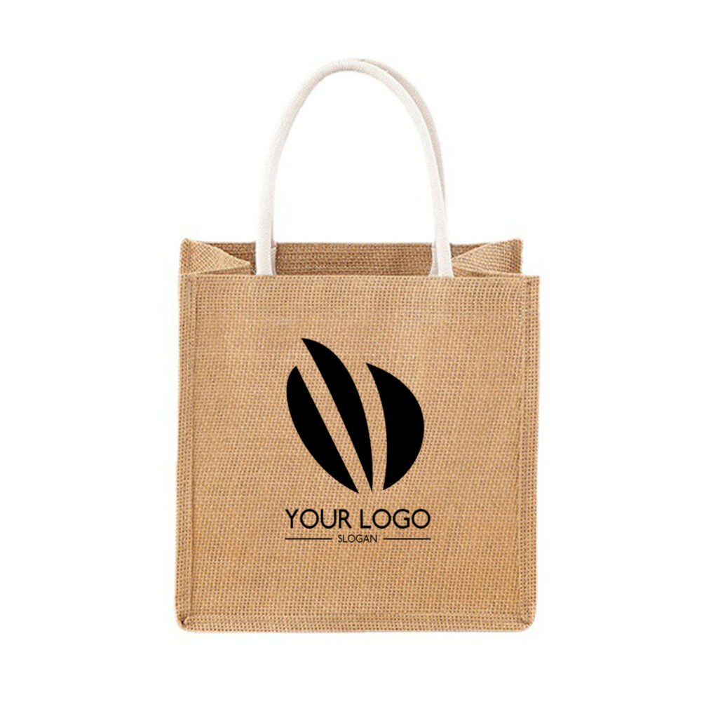 Burlap Tote Bag