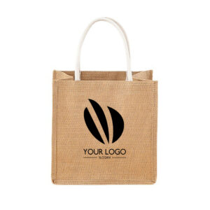 Burlap Tote Bag