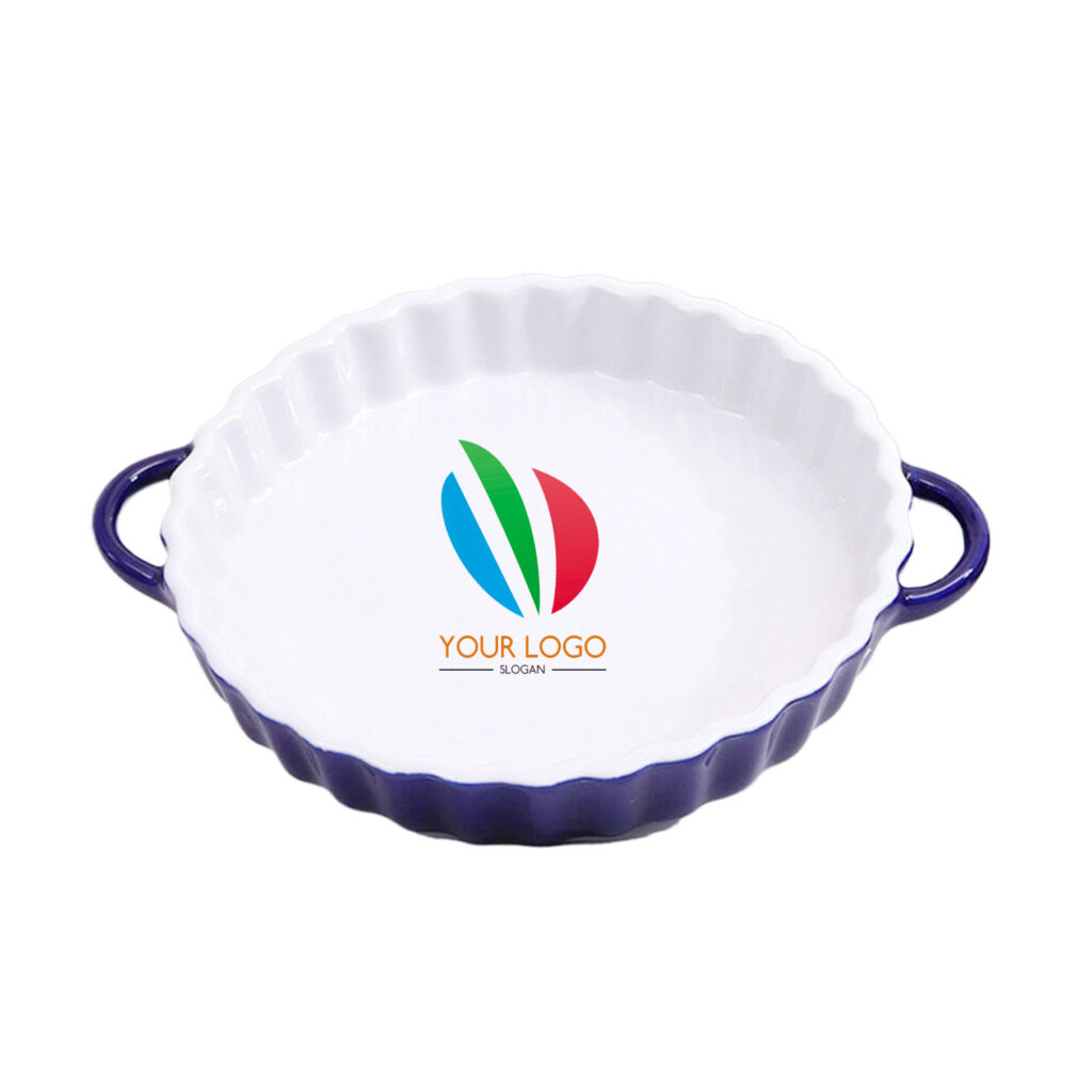 6 Inch Pie Dish with Ribbed Edge