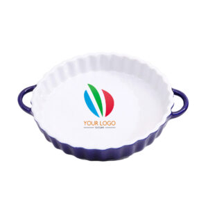 6 Inch Pie Dish with Ribbed Edge